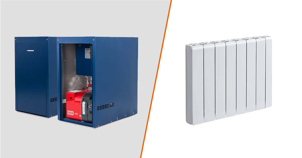 oil boiler vs electric radiators