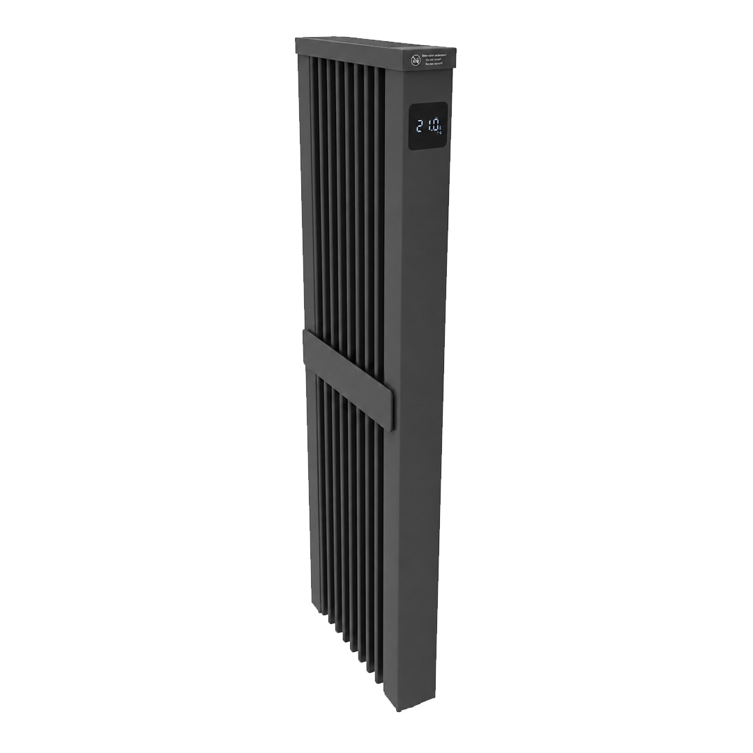 AF10E-Anthracite Aeroflow AF10E Vertical Electric Radiator 1600W – Anthracite - Image 1