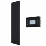 Accorto Vertical Radiator - Black